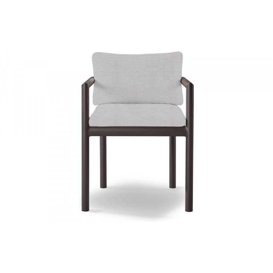 Harbour Moab Dining Chair - Aluminum Bronze, Panama Cloud