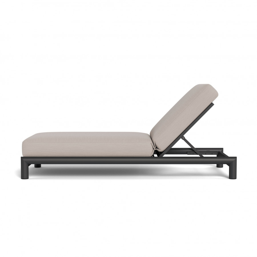 Harbour Moab Sun Lounge - Aluminum Asteroid / Panama Marble