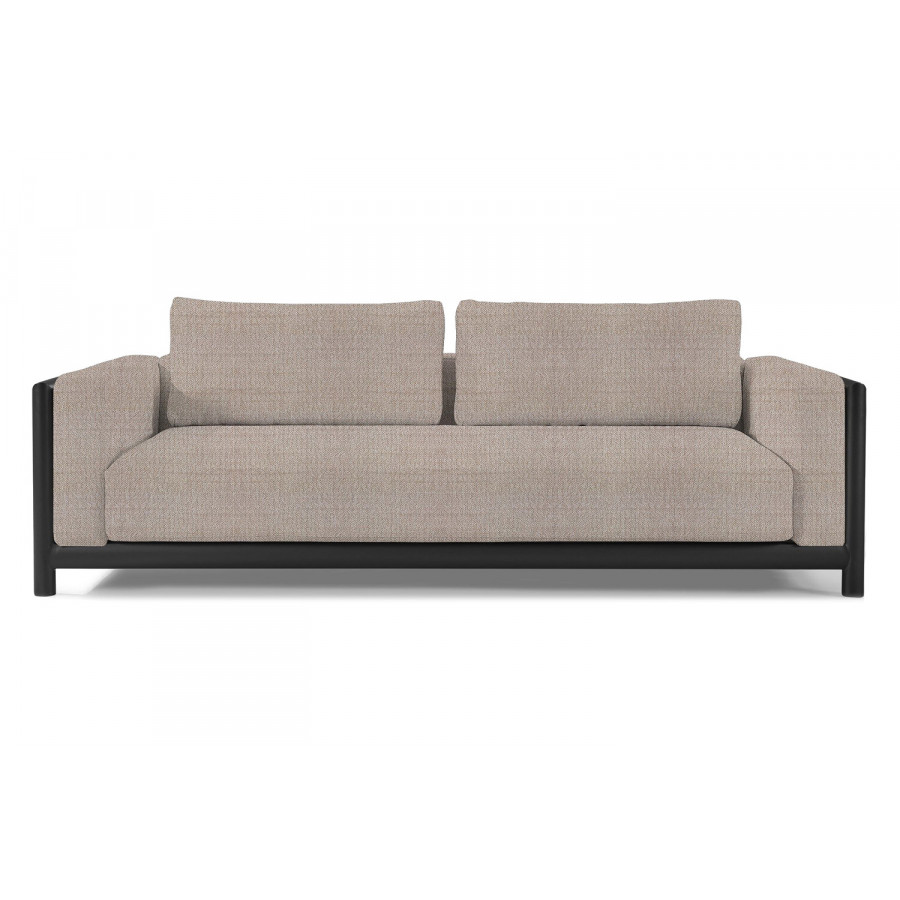 Harbour Moab Sofa 90" - Aluminum Asteroid, Siesta Taupe
