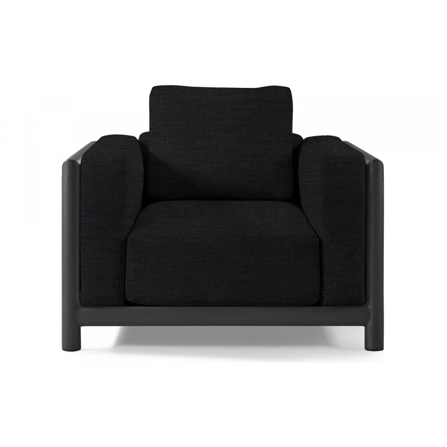 Harbour Moab Lounge Chair - Aluminum Asteroid, Lisos Grafito