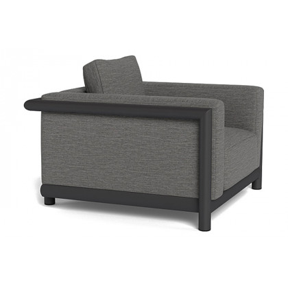 Harbour Moab Lounge Chair - Aluminum Asteroid, Copacabana Sand