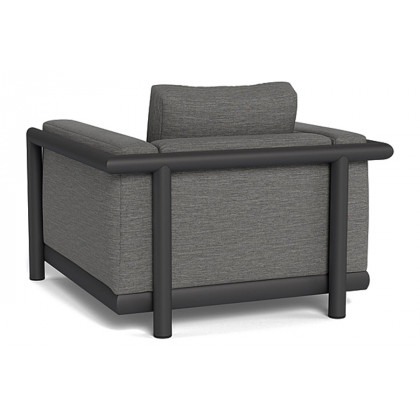 Harbour Moab Lounge Chair - Aluminum Asteroid, Copacabana Sand