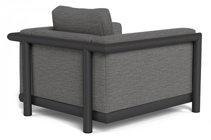 Harbour™ Moab Lounge Chair - Aluminum Asteroid / Panama Grafito