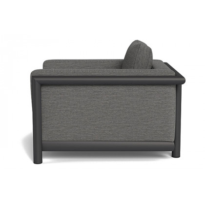 Harbour Moab Lounge Chair - Aluminum Bronze, Siesta Taupe