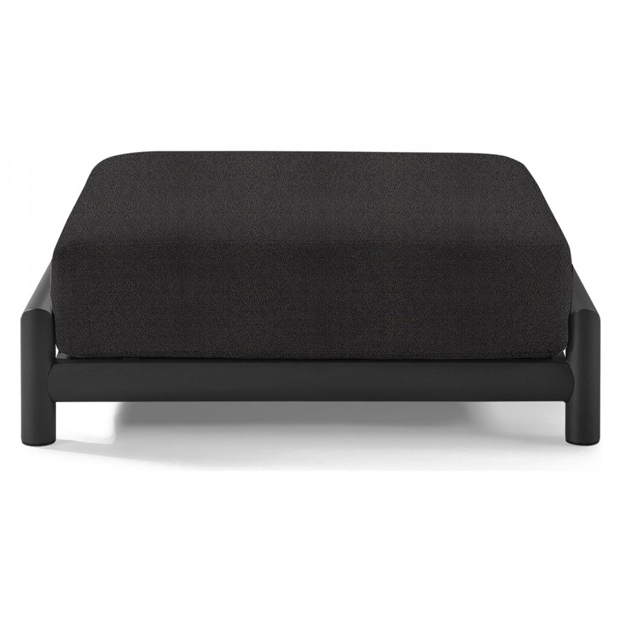 Harbour Moab Ottoman - Aluminum Asteroid, Riviera Slate