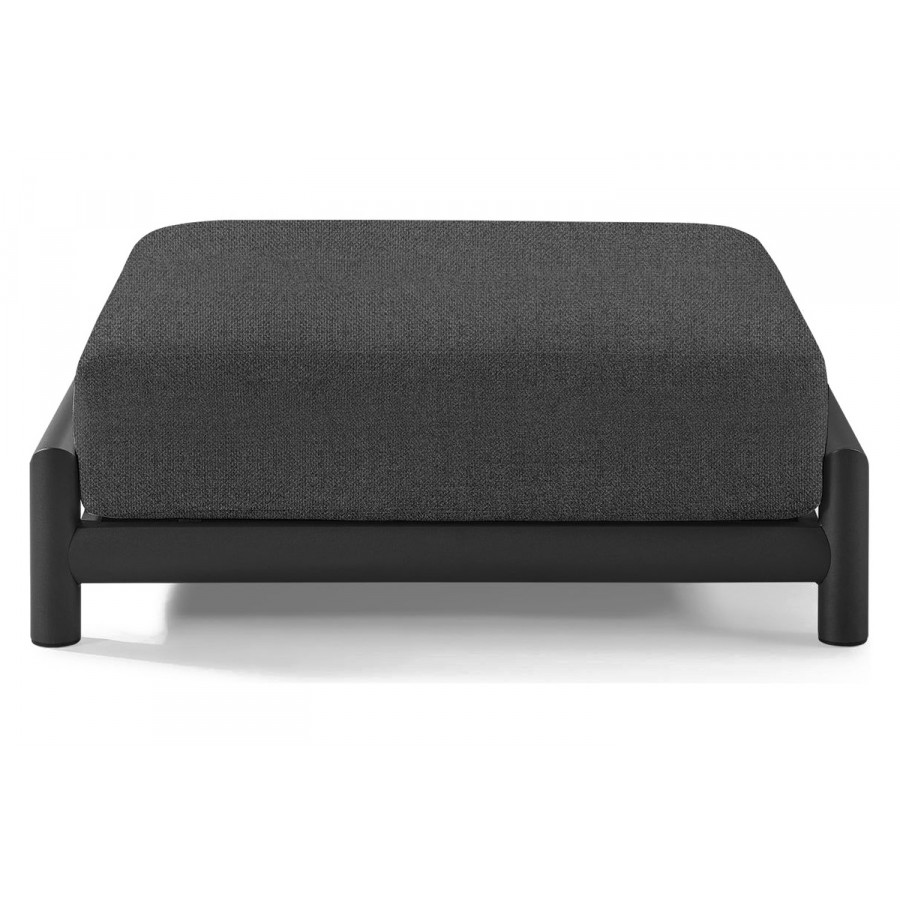 Harbour Moab Ottoman - Aluminum Asteroid, Siesta Slate