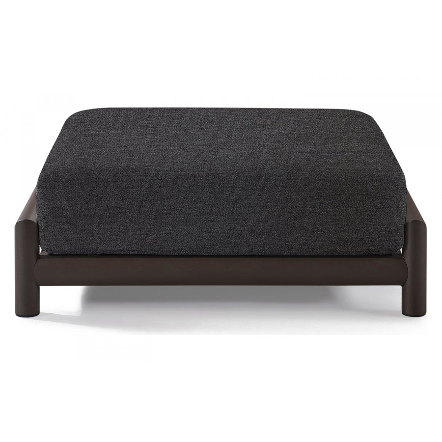 Harbour Moab Ottoman - Aluminum Bronze, Lisos Grafito