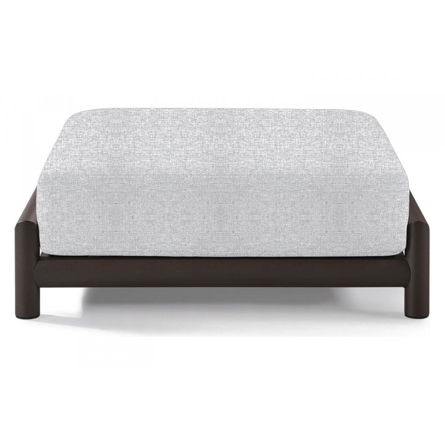 Harbour Moab Ottoman - Aluminum Bronze, Copacabana Sand