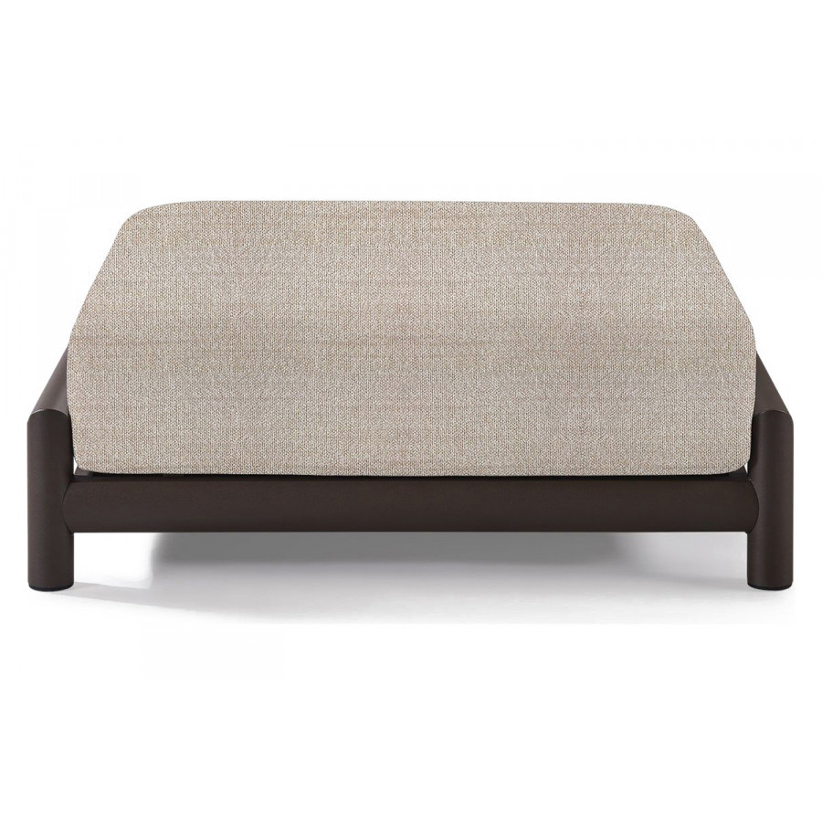 Harbour Moab Ottoman - Aluminum Bronze, Siesta Taupe