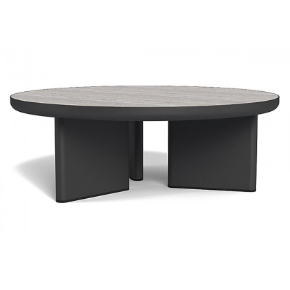 Harbour Moab Round Coffee Table - Aluminum Asteroid