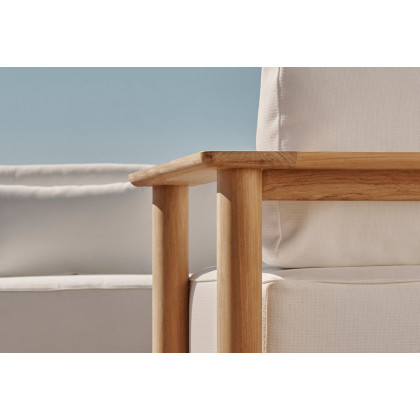 Harbour Newport Teak Dining Chair - Teak Natural / Copacabana Sand