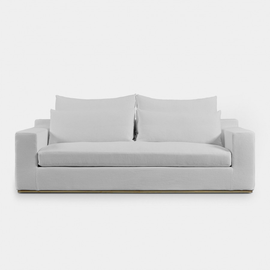 Harbour Ocean 2 Seat Sofa - Harbour Belgian Linen Cement