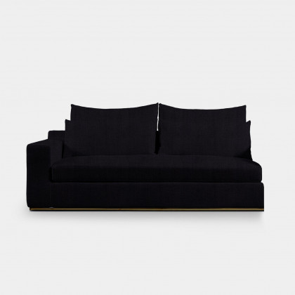 Harbour Ocean 2 Seat 1 Arm Sofa Left - Harbour Belgian Linen Cement