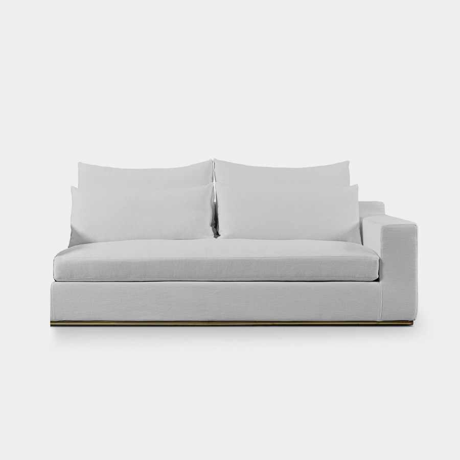 Harbour Ocean 2 Seat 1 Arm Sofa Right - Boucle Ivory
