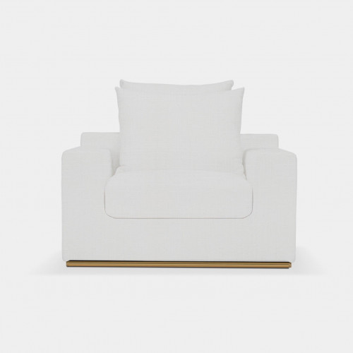 Harbour Ocean Lounge Chair - Harbour Belgian Linen Smoke