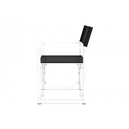 Harbour Pacific Aluminum Dining Chair - Aluminum Asteroid / Batyline Silver