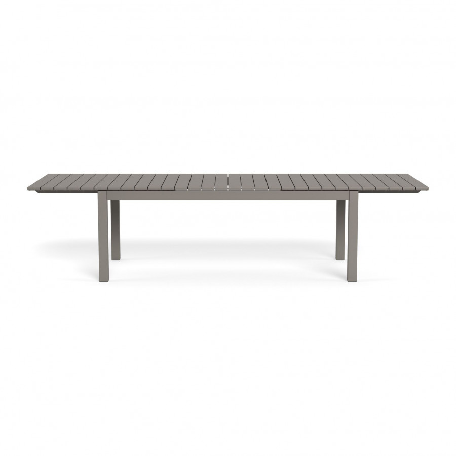Harbour Pacific Aluminum Extension Dining Table - Aluminum Taupe