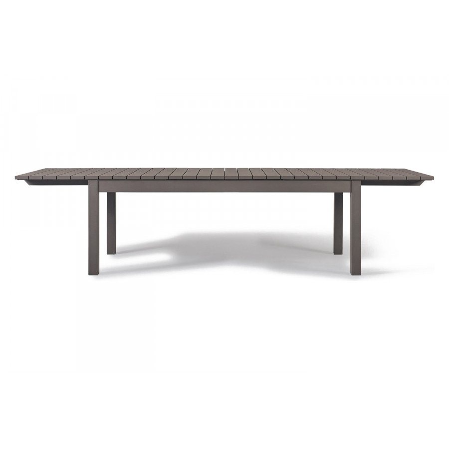 Harbour Pacific Aluminum Extension Dining Table - Aluminum Taupe