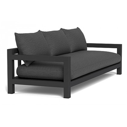 Harbour Pacific Aluminum 3 Seat Sofa - Aluminum Asteroid, Siesta Slate