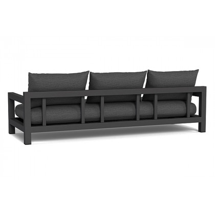 Harbour Pacific Aluminum 3 Seat Sofa - Aluminum Asteroid, Siesta Slate