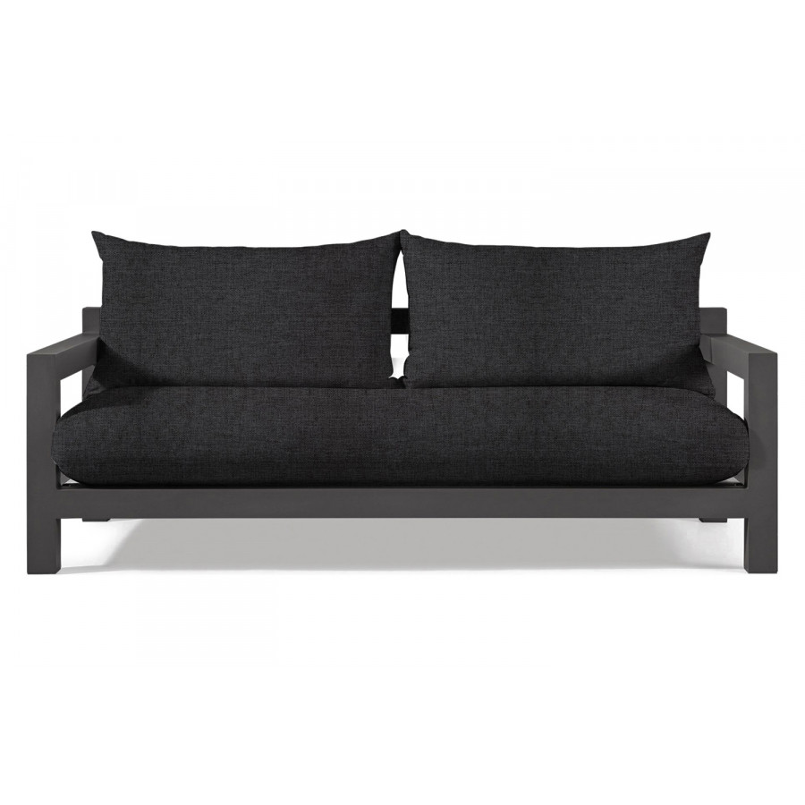 Harbour Pacific Aluminum 2 Seat Sofa - Aluminum Asteroid, Copacabana Midnight