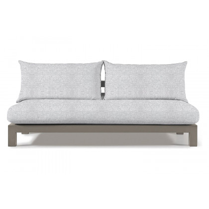 Harbour - Pacific Aluminum 2 Seat Armless Sofa