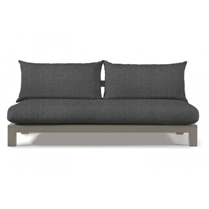 Harbour - Pacific Aluminum 2 Seat Armless Sofa