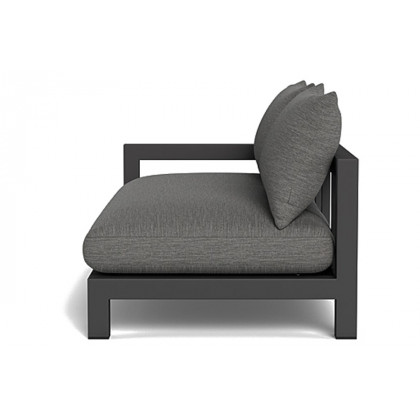 Harbour Pacific Aluminum 2 Seat 1 Arm - Aluminum Asteroid, Lisos Piedra