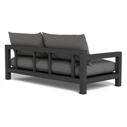 Harbour Pacific Aluminum 2 Seat 1 Arm - Aluminum Asteroid, Siesta Slate