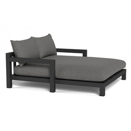 Harbour Pacific Aluminum Daybed - Aluminum Asteroid, Copacabana Sand