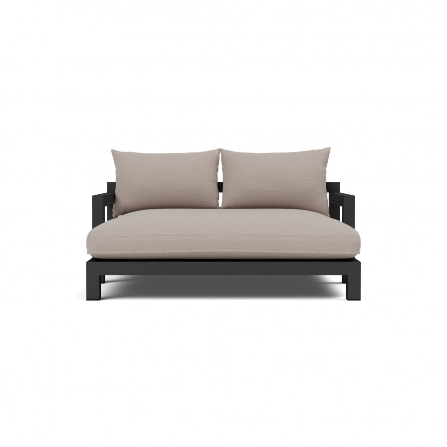 Harbour Pacific Aluminum Daybed - Aluminum Asteroid / Panama Marble / Batyline Silver