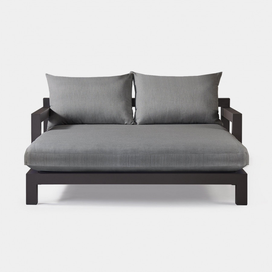 Harbour Pacific Aluminum Daybed - Aluminum Asteroid, Siesta Indigo, Batyline Silver