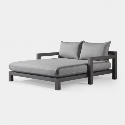 Harbour Pacific Aluminum Daybed - Aluminum Asteroid, Siesta Indigo, Batyline Silver