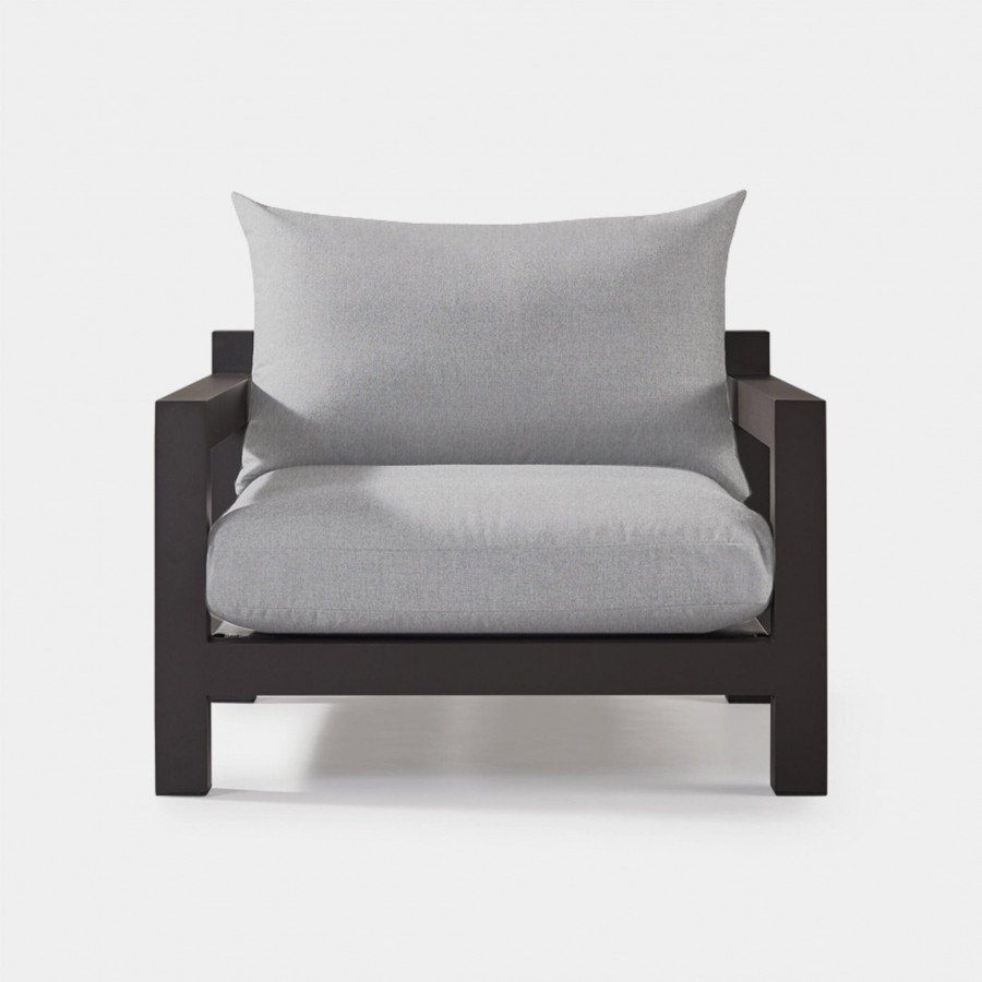 Harbour Pacific Aluminum Lounge Chair - Aluminum Asteroid, Siesta Indigo, Batyline Silver