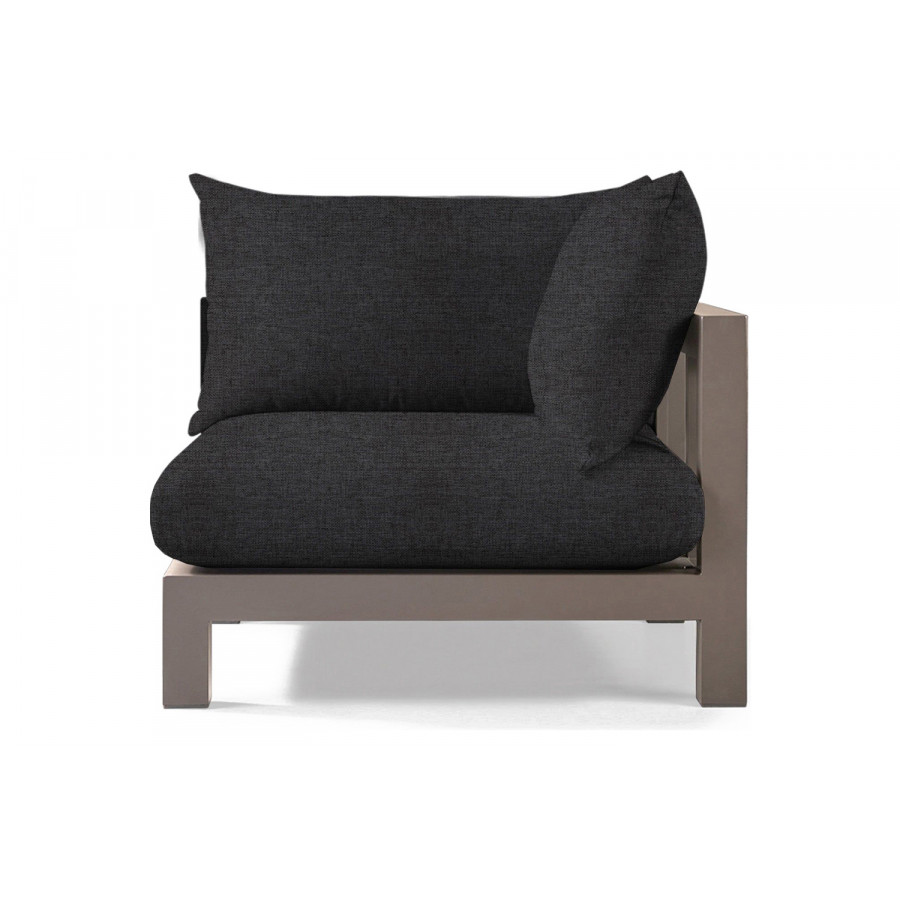 Harbour Pacific Aluminum Corner - Aluminum Taupe, Copacabana Midnight