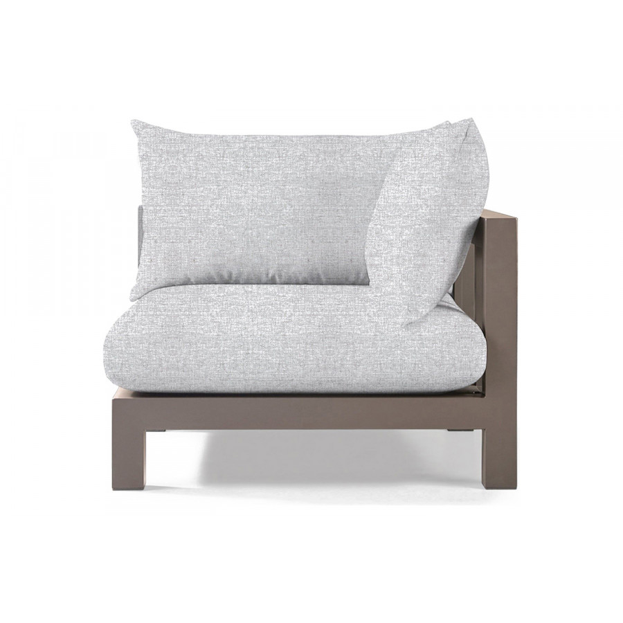 Harbour Pacific Aluminum Corner - Aluminum Taupe, Copacabana Sand