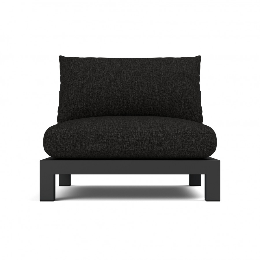 Harbour Pacific Aluminum Armless Single - Aluminum Asteroid / Copacabana Midnight / Batyline Silver