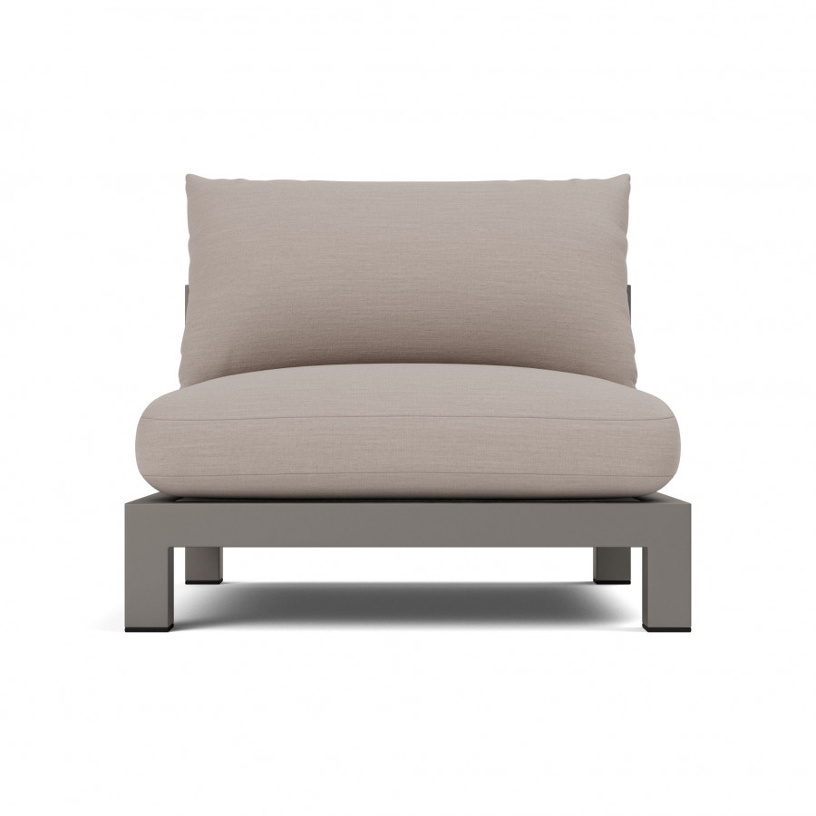 Harbour Pacific Aluminum Armless Single