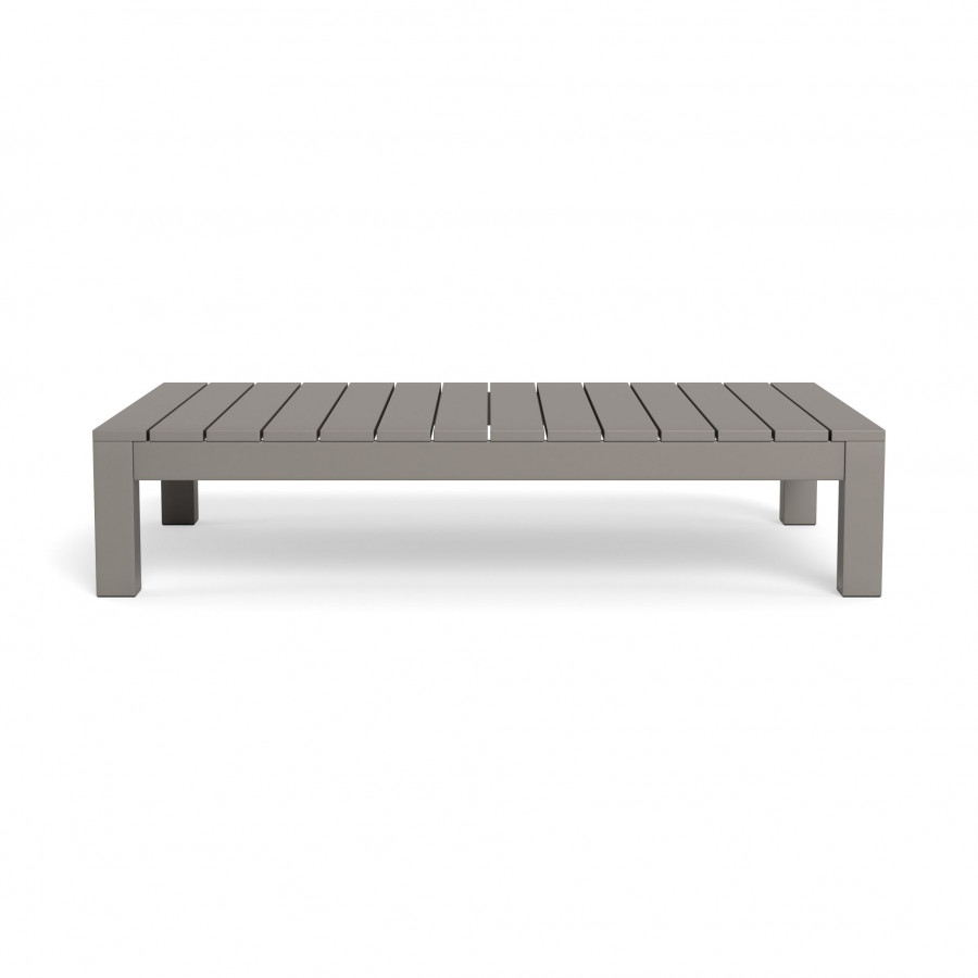 Harbour Pacific Aluminum Coffee Table - Aluminum Taupe