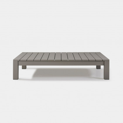 Harbour Pacific Aluminum Coffee Table - Aluminum Taupe