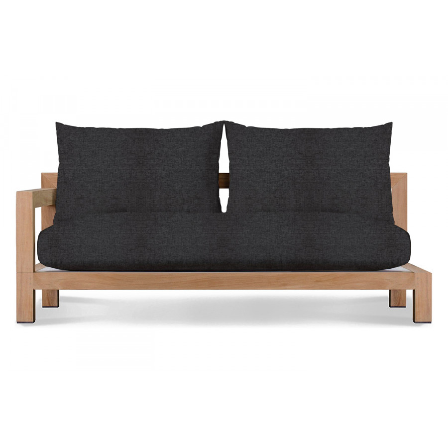 Harbour Pacific 2 Seat 1 Arm - Teak Natural, Copacabana Midnight