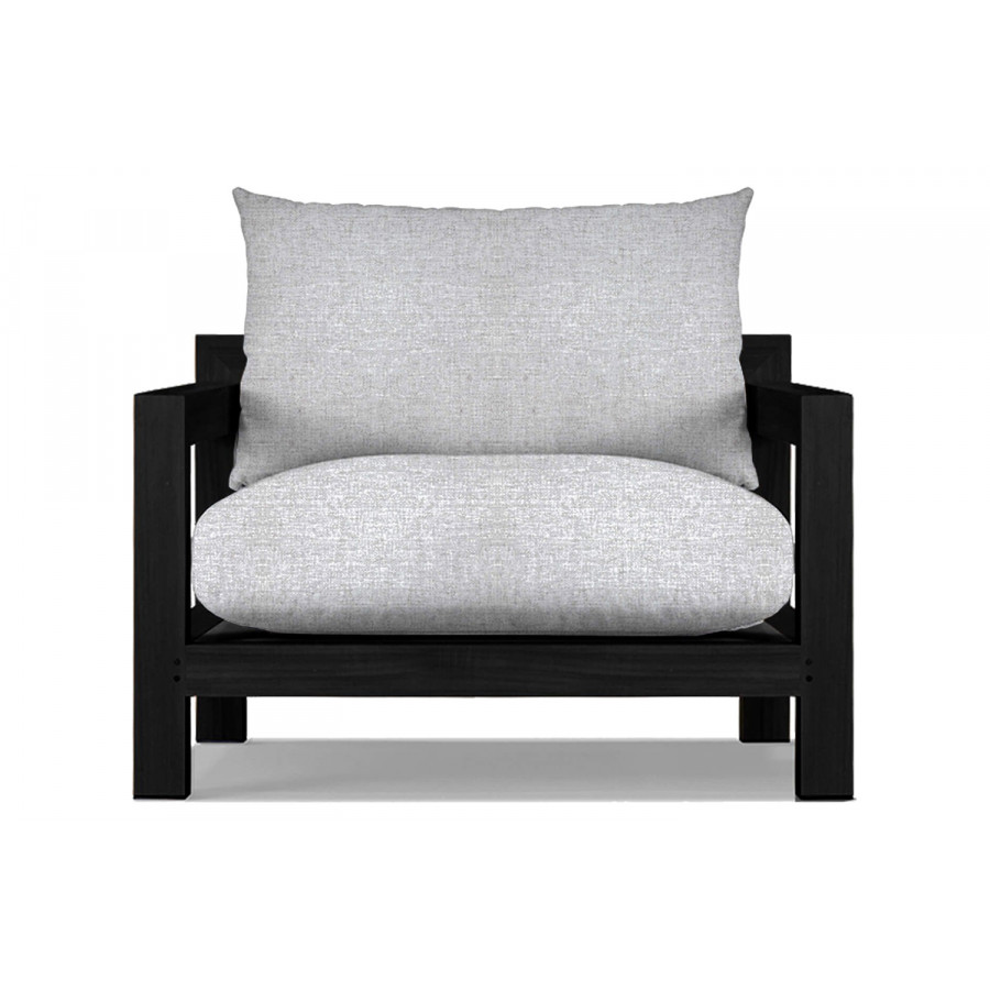 Harbour Pacific Lounge Chair - Teak Charcoal, Copacabana Sand