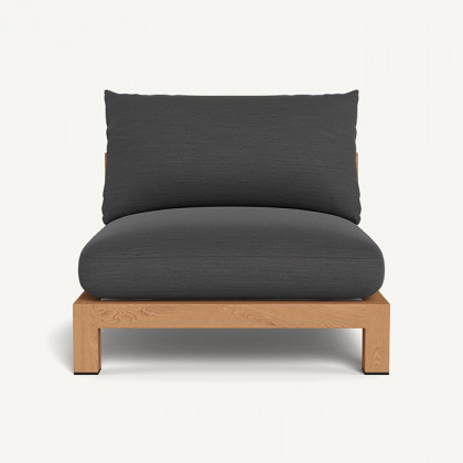 Harbour Pacific Teak Armless Single