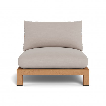 Harbour Pacific Teak Armless Single