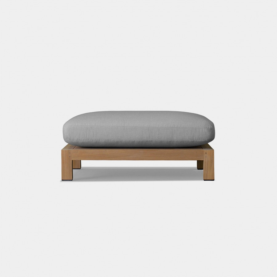 Harbour Pacific Ottoman - Teak Charcoal, Copacabana Sand