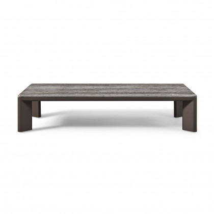 Harbour Palm Beach Aluminum Rectangle Coffee Table