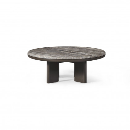 Harbour Palm Beach Aluminum Round Coffee Table