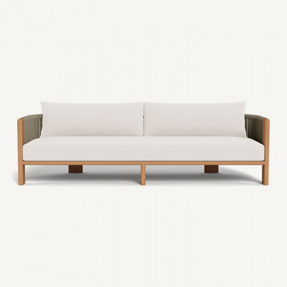 Harbour Palm Beach Teak 3 Seat Sofa