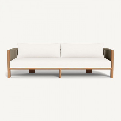 Harbour Palm Beach Teak 3 Seat Sofa