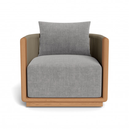 Harbour Palm Beach Teak Swivel Lounge Chair